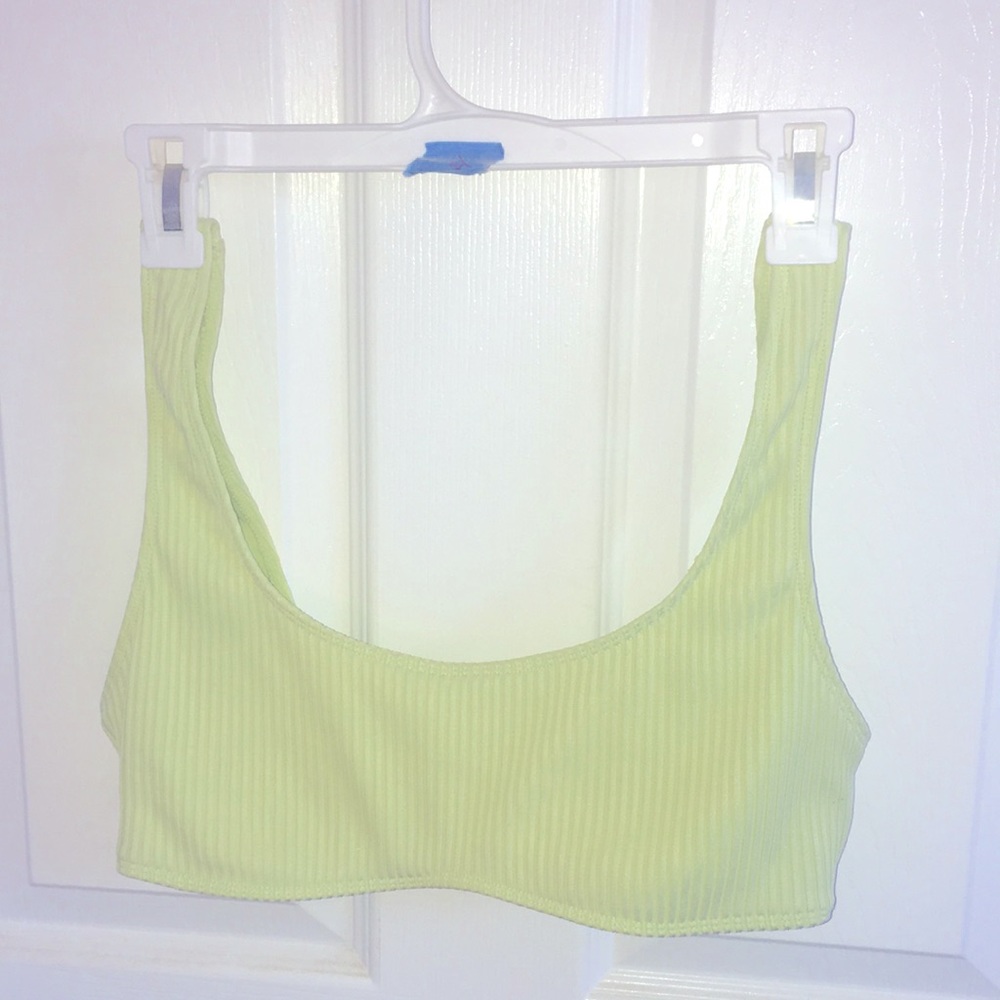 Light green bathing suit top